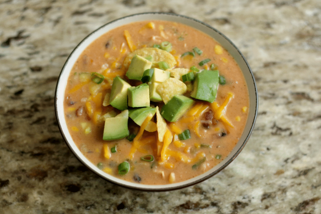 Creamy Chicken Tortilla Soup