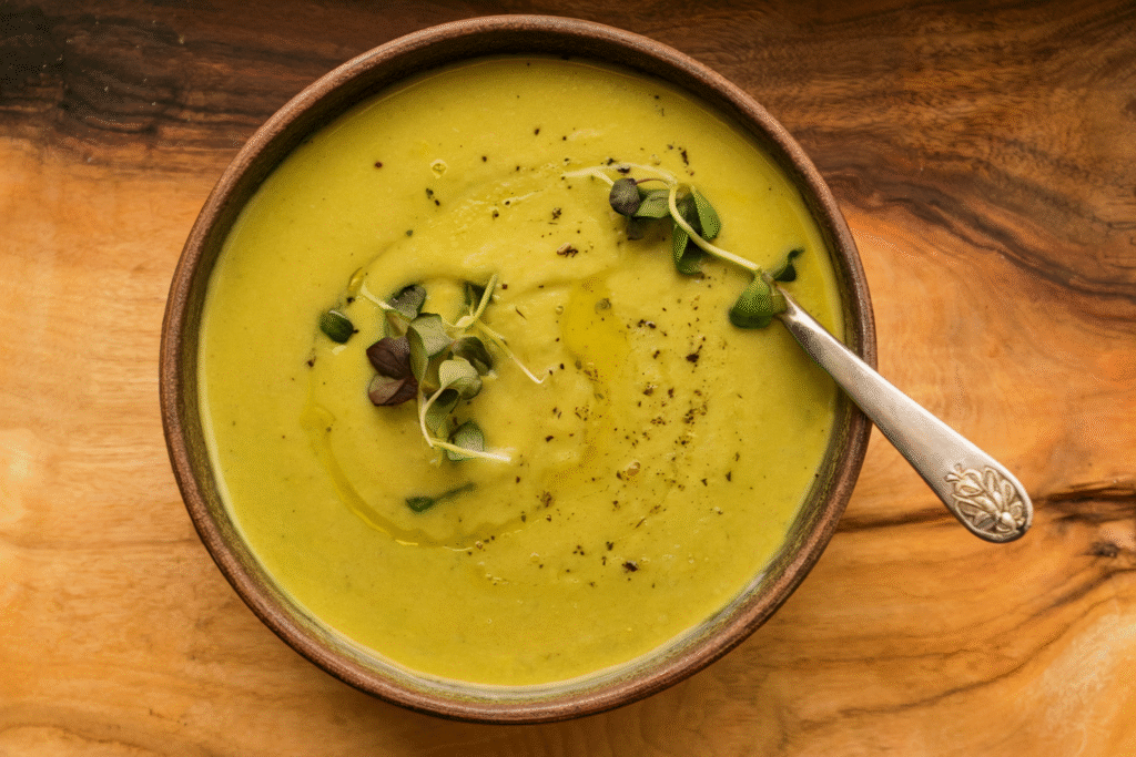 Creamy Parmesan Zucchini Soup